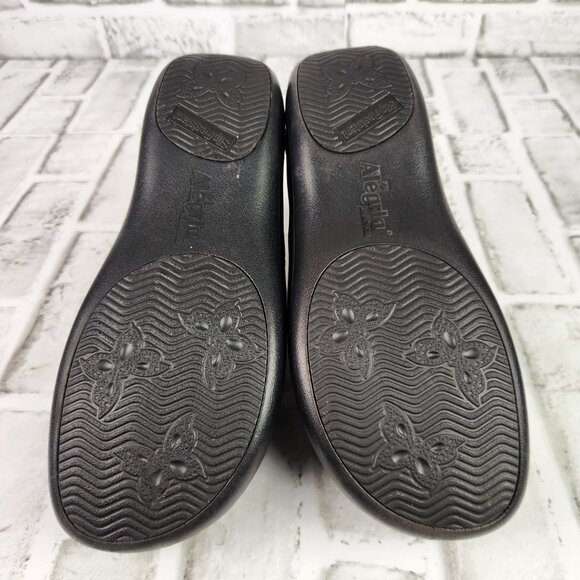 Alegria Sitka Women's US 7-7.5 EU 37 Black Zip Casual Slip Resistant Ankle Boots - Picture 8 of 10